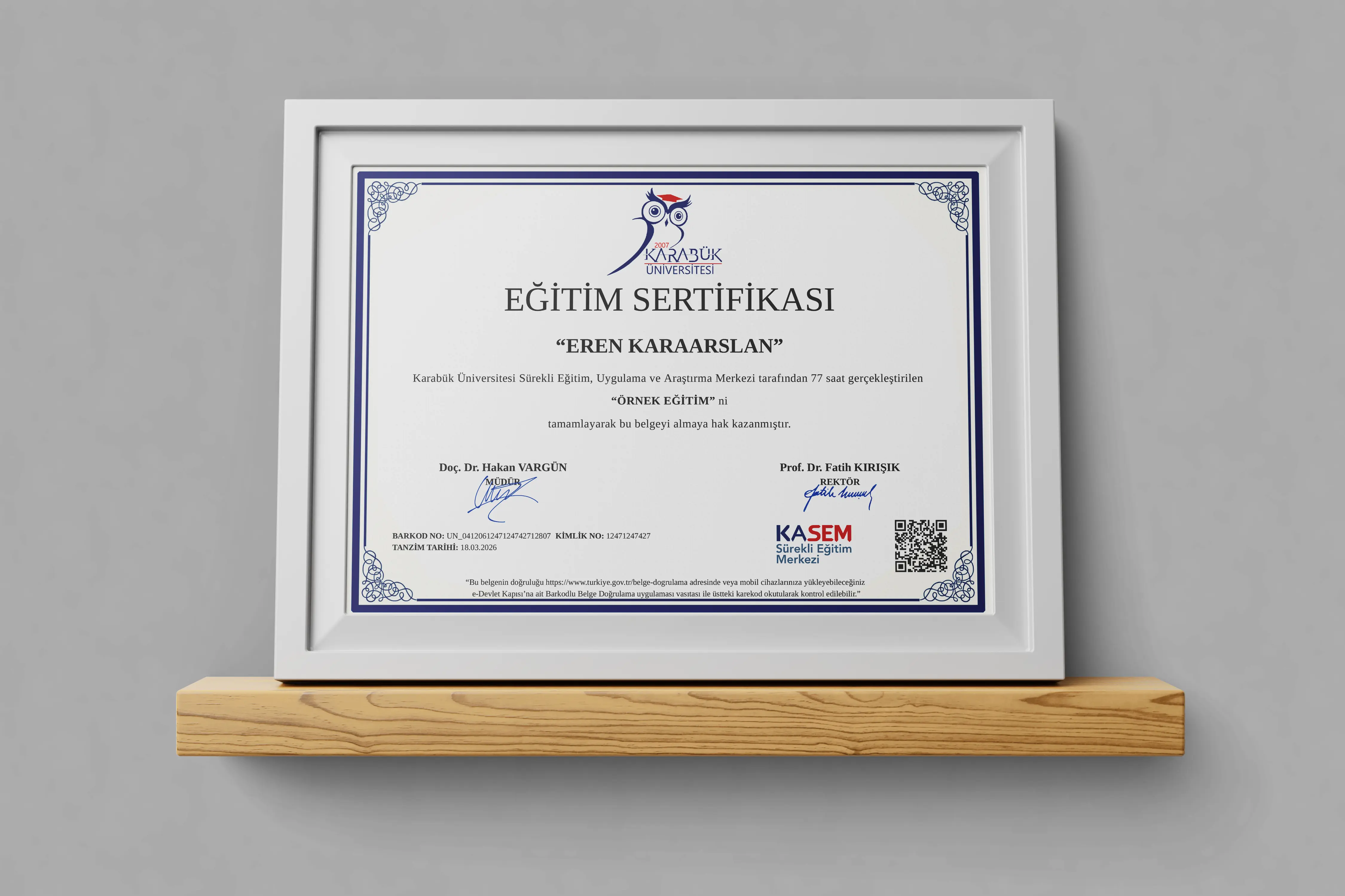 Eğitim Türkçe Sertifikası