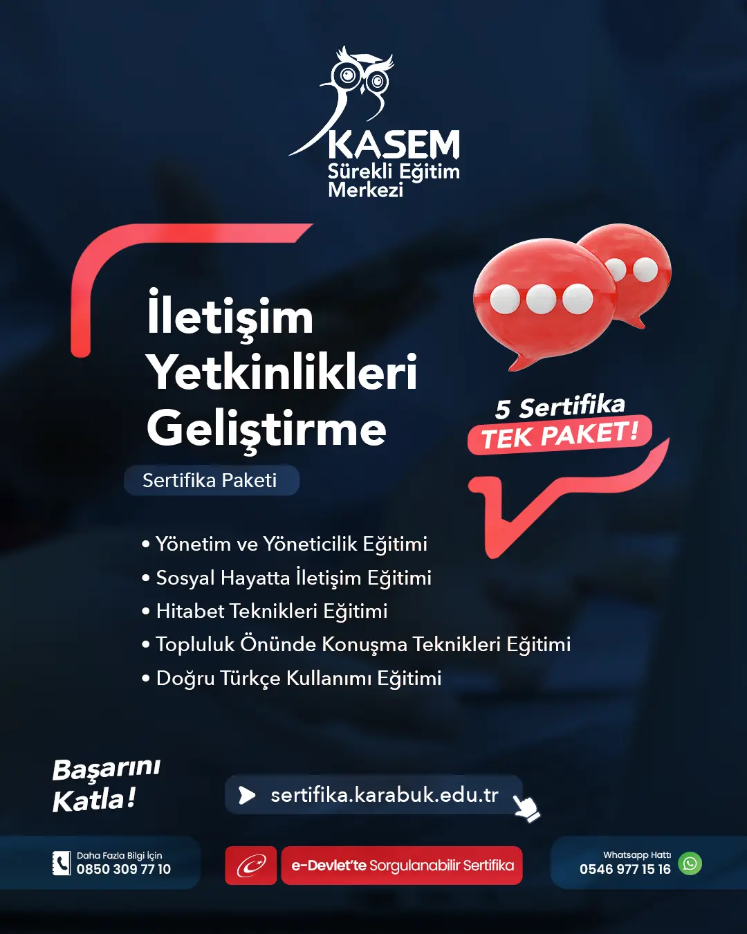 İletişim Yetkinlikleri Geliştirme Sertifika Paket Programı