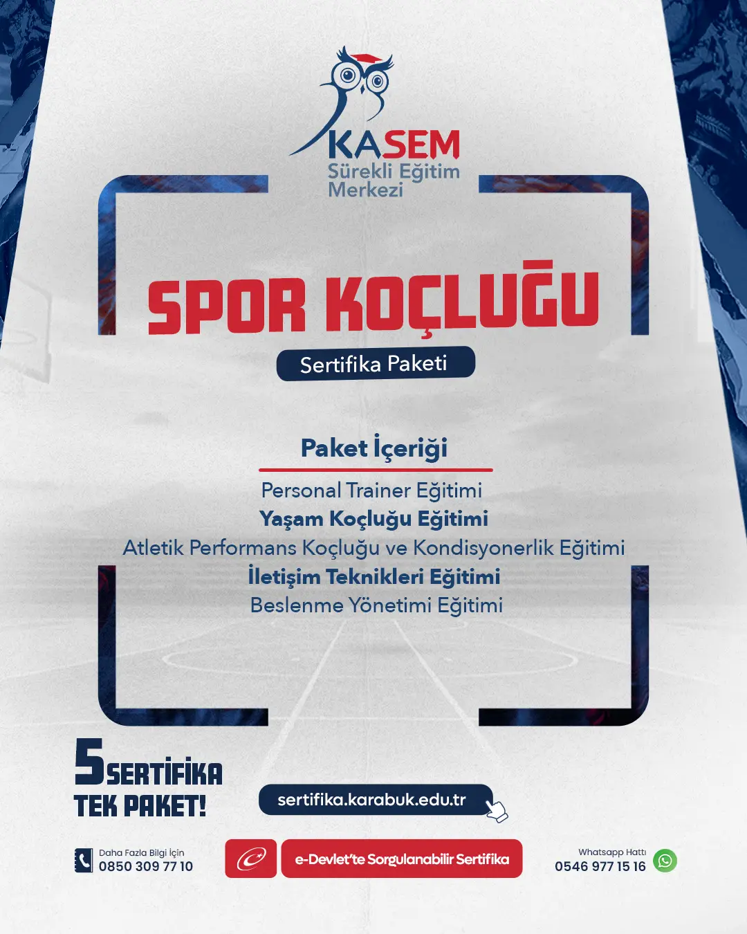Spor Koçluğu Sertifika Paket Programı 